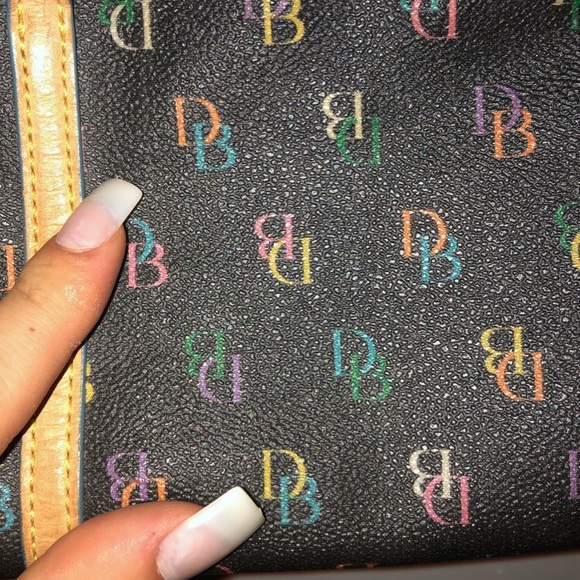 Vintage Dooney and Bourke y2k rainbow print *RARE* - Picture 5 of 5